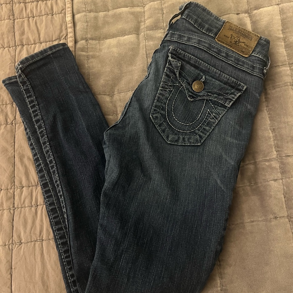 Midrise True Religion Skinny Jeans